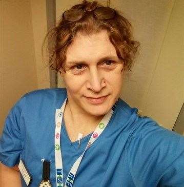 Transgender nurse Liz Curr has worked at the Kent and Canterbury Hospital and William Harvey in Ashford. Picture: East Kent Hospitals
