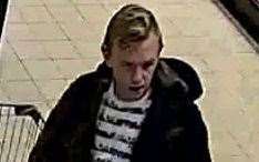 Police are looking to speak to this man after meat was stolen. Picture: Kent Police