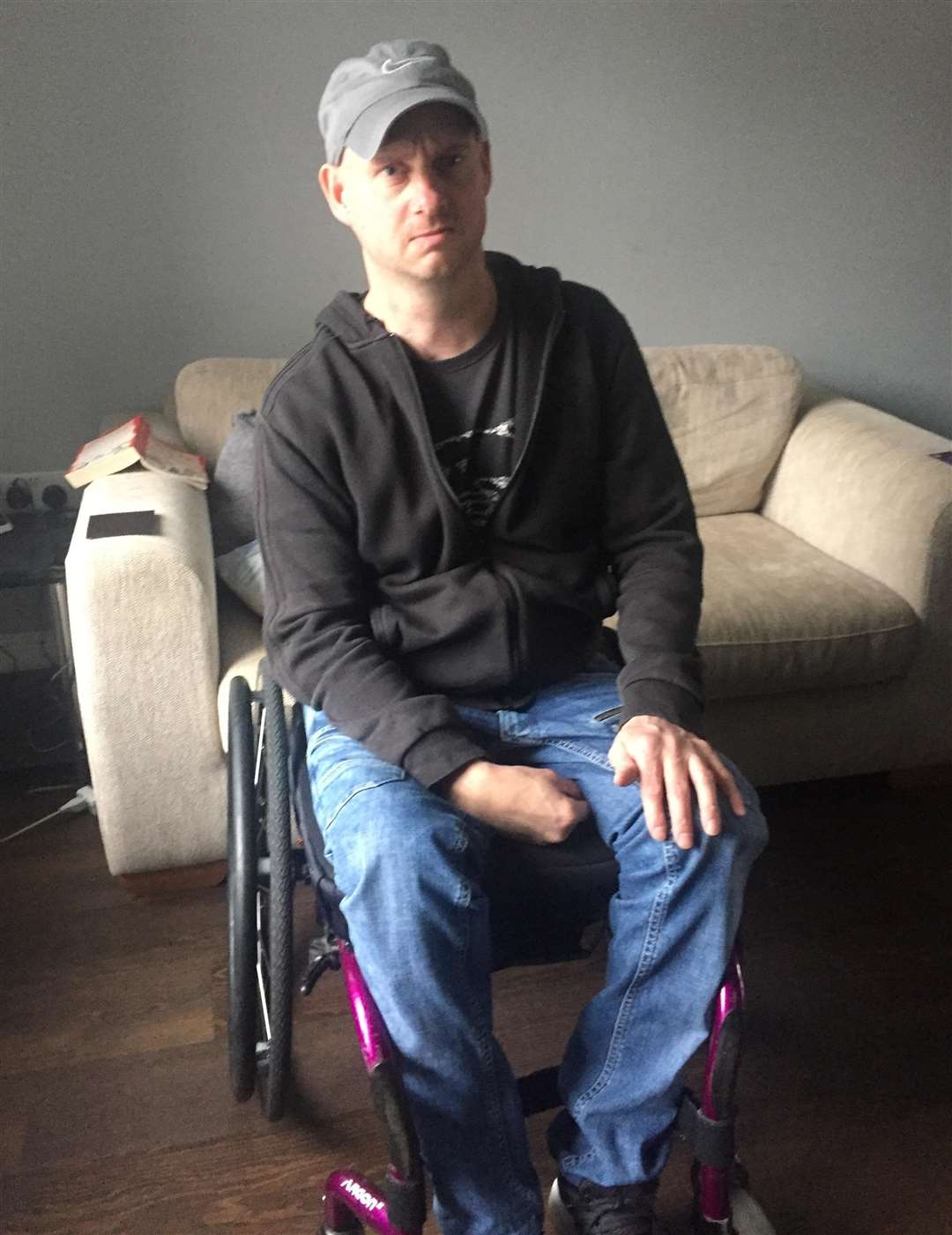 Wheelchair-bound Paul Rose is seeking damages
