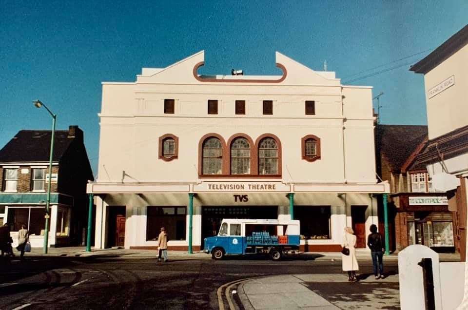 The TVS Television Theatre in Gillingham, converted from the Plaza cinema