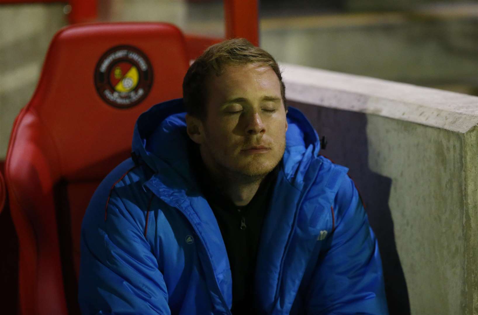 Deep in thought at Ebbsfleet Picture: Andy Jones