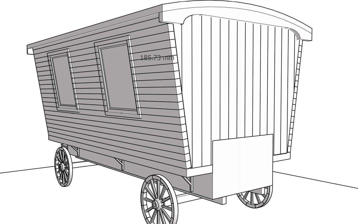 An example of one of the glamping units