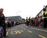 The crowd in Canterbury Street, Gillingham