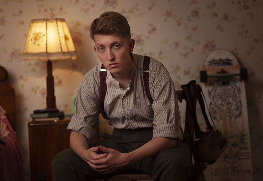 Cameron Ralph is starring as a Hitler Youth on BBC 2s new show, Life After Life. Pic: Room27ipd