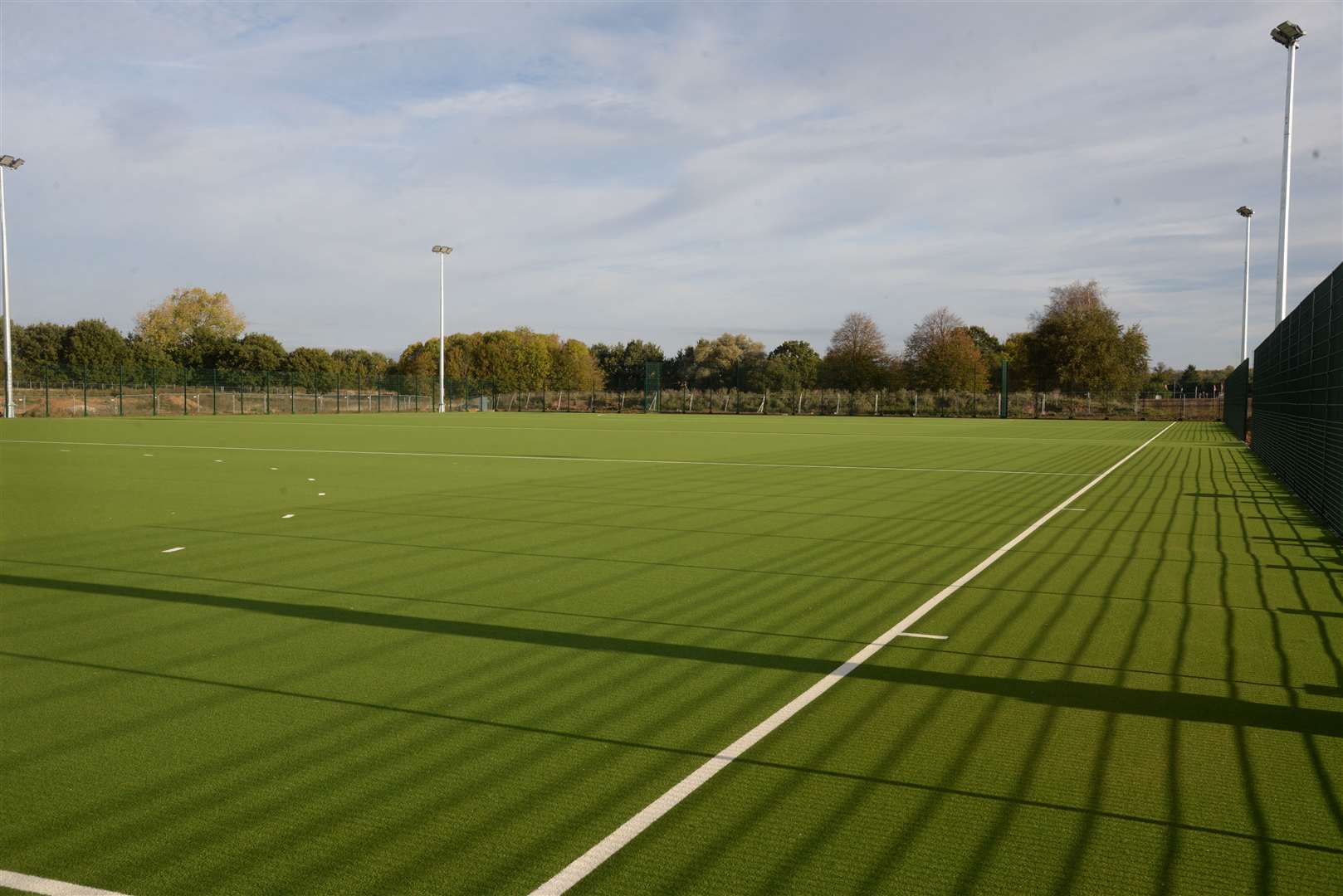One of the state-of-the-art pitches at the sports hub in Herne Bay