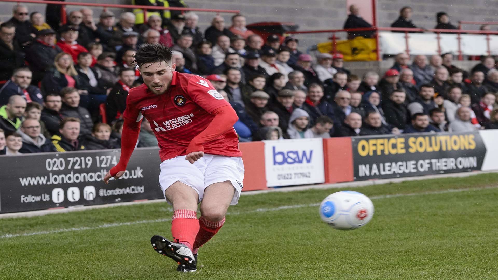 Sean Shields has signed a new deal at Ebbsfleet Picture: Andy Payton