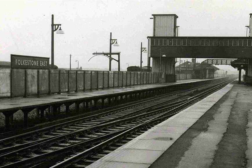 The station as it was in 1962 just three years before closure