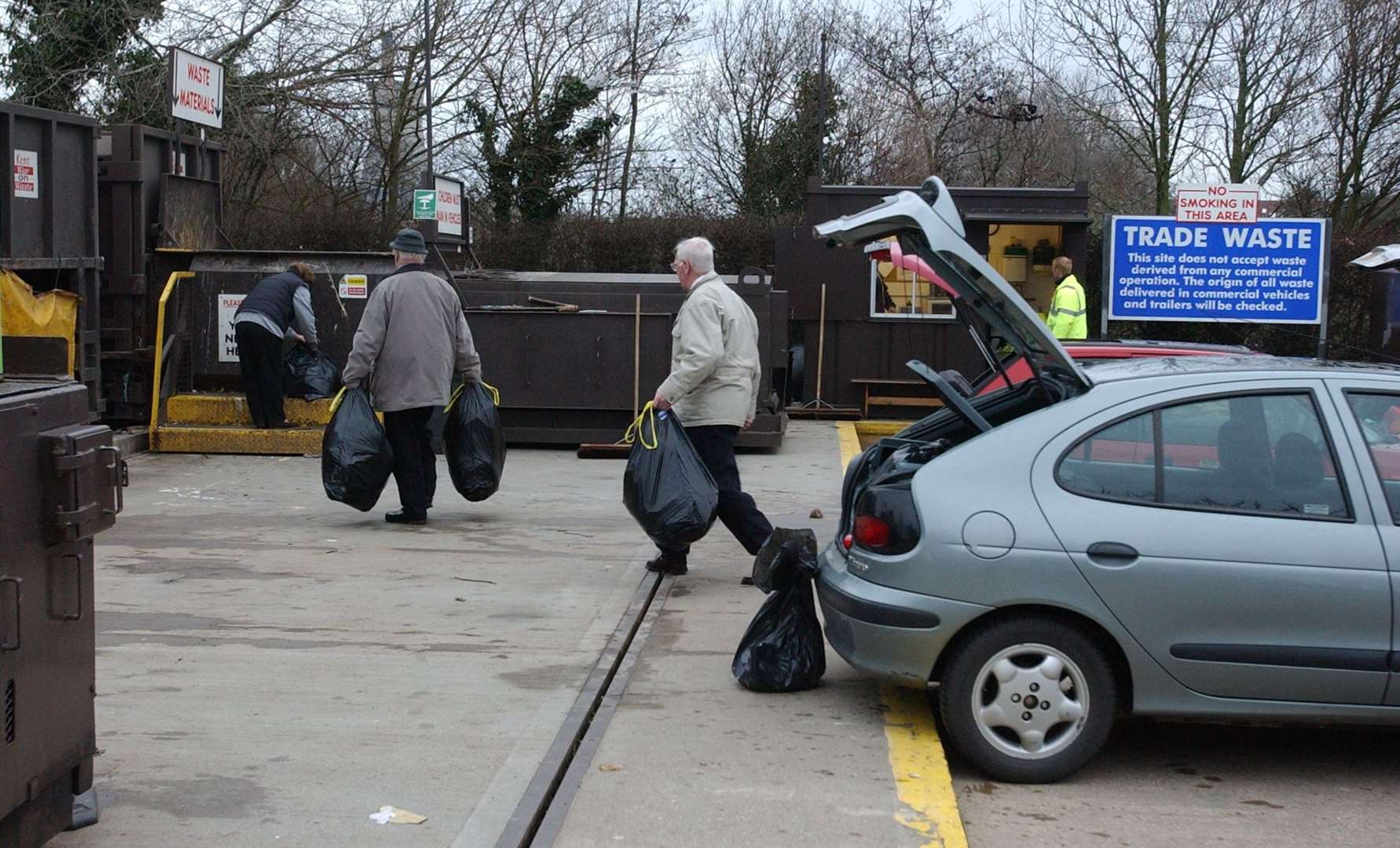 Richborough recycling centre, near Sandwich, is earmarked to permanently close under all options being considered