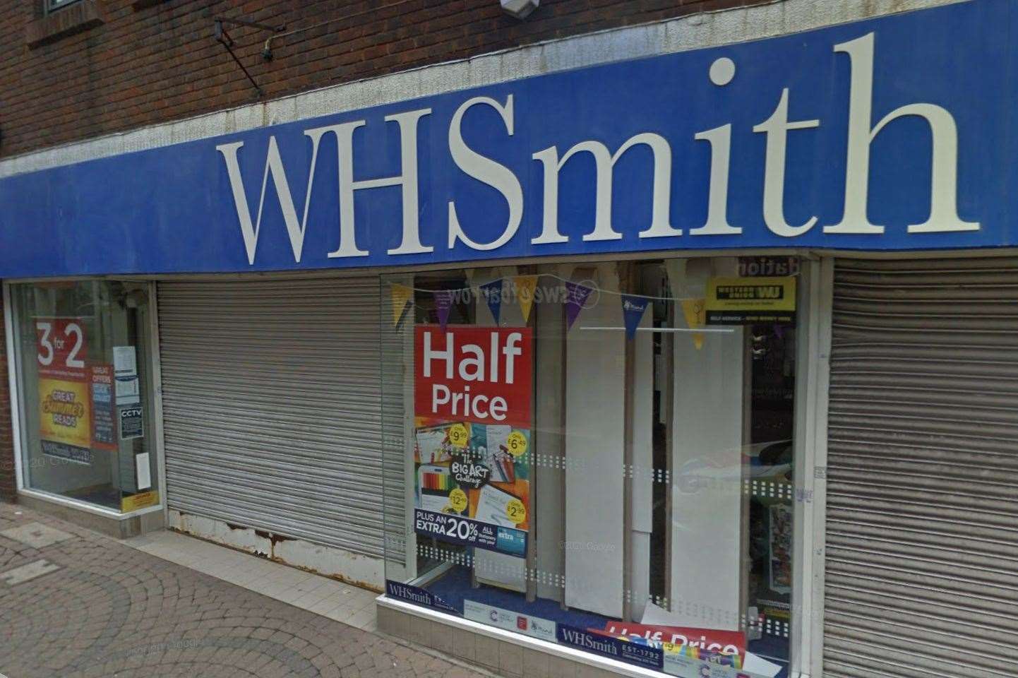 The lease for the Ramsgate WHSmith is being advertised on Rightmove. Picture: Google