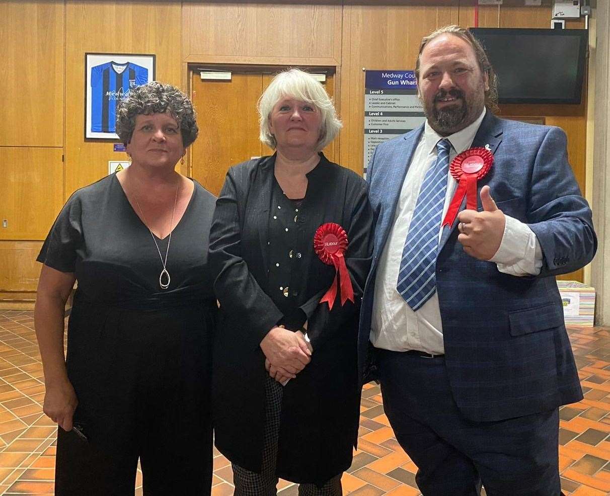 From left: Deputy group leader Cllr Teresa Murray, Cllr Zoe van Dyke and group leader Cllr Vince Maple. Picture: Vince Maple