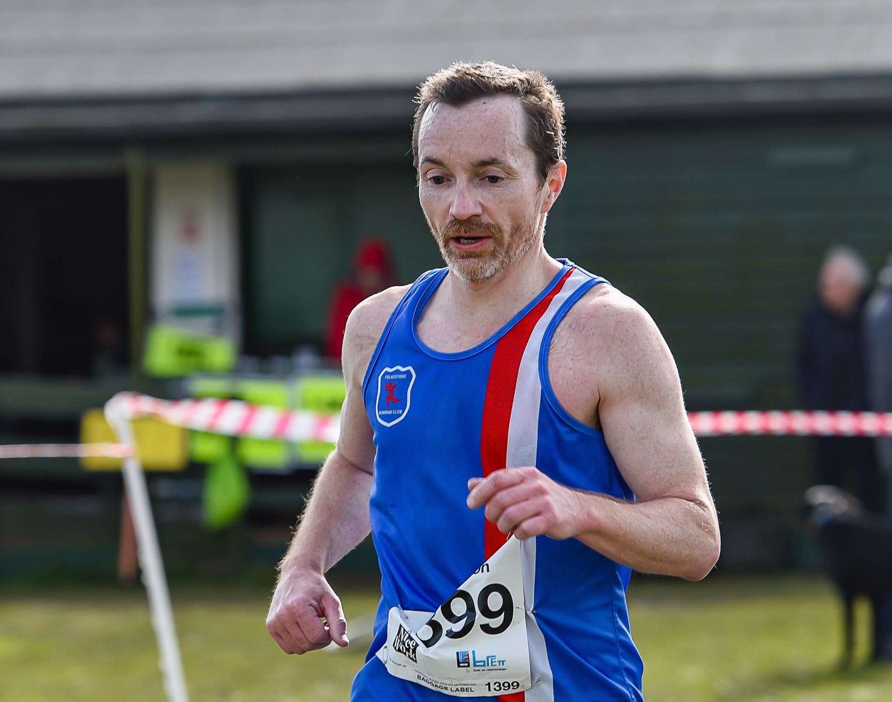 Folkestone Running Club's Ian McGilloway at the Lydd half marathon in early March Picture: Alan Langley