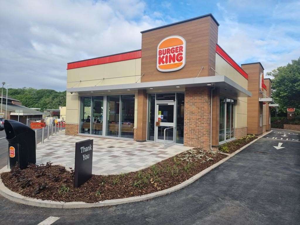 The new Burger King at Hempstead Valley opened on Thursday Picture: Burger King