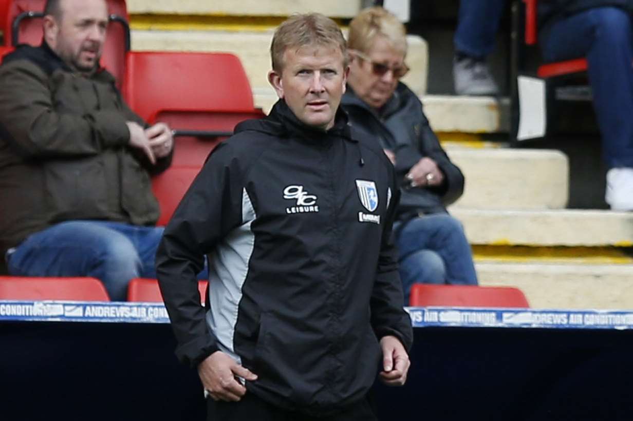 Gills coach Ady Pennock watches from the dugout Picture: Andy Jones