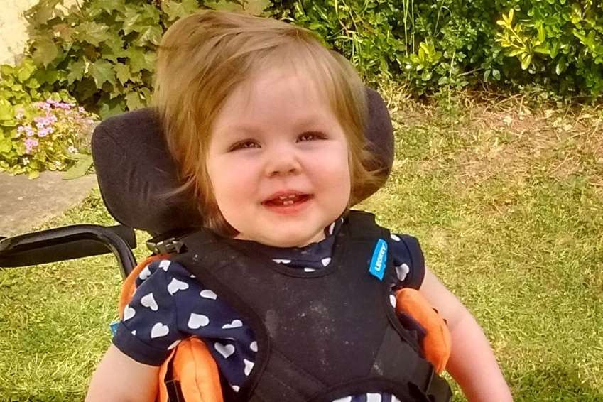 Helena Russell, 15 months, has been diagnosed with type 1 spinal muscular atrophy (SMA)