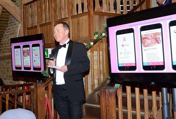 Dr Russell Burcombe launches the app