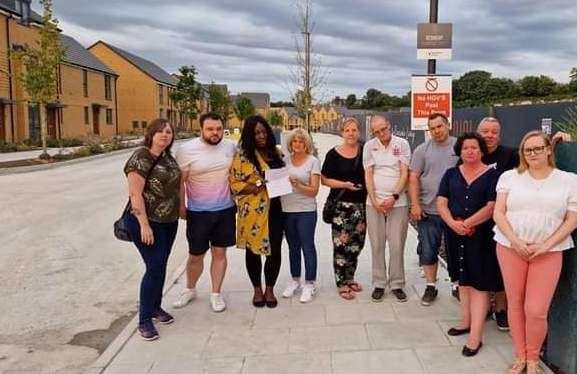Residents at the Cable Wharf development in Northfleet are outraged after being asked to pay their service charge bills six months in advance