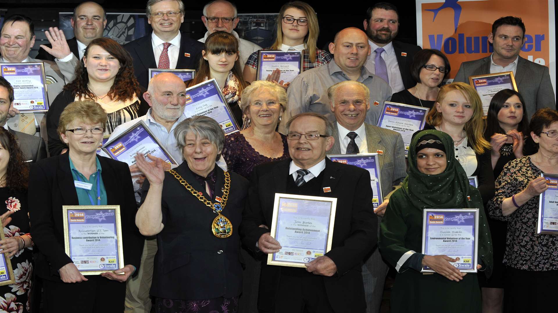 Last year's Swale Volunteer Awards' winners