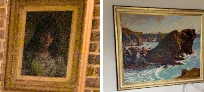 Some paintings were stolen from the house in Sevenoaks. Picture: Kent Police