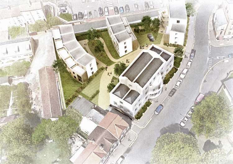 A CGI of the planned development. Picture: del Renzio & del Renzio
