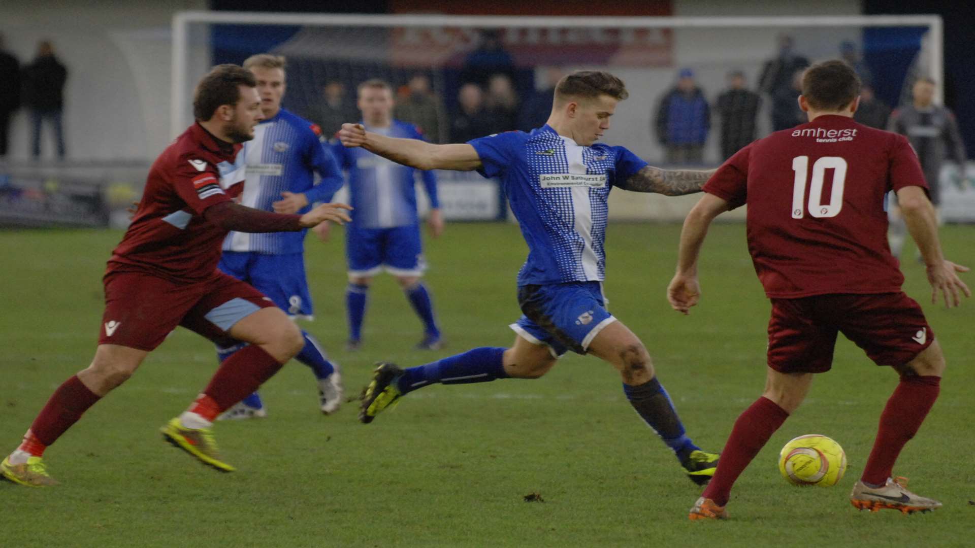 Herne Bay could not find a breakthrough against Hastings. Picture: Chris Davey.