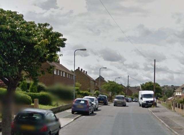 The incident happened in St Hilda's Way, Gravesend. Picture: Google.
