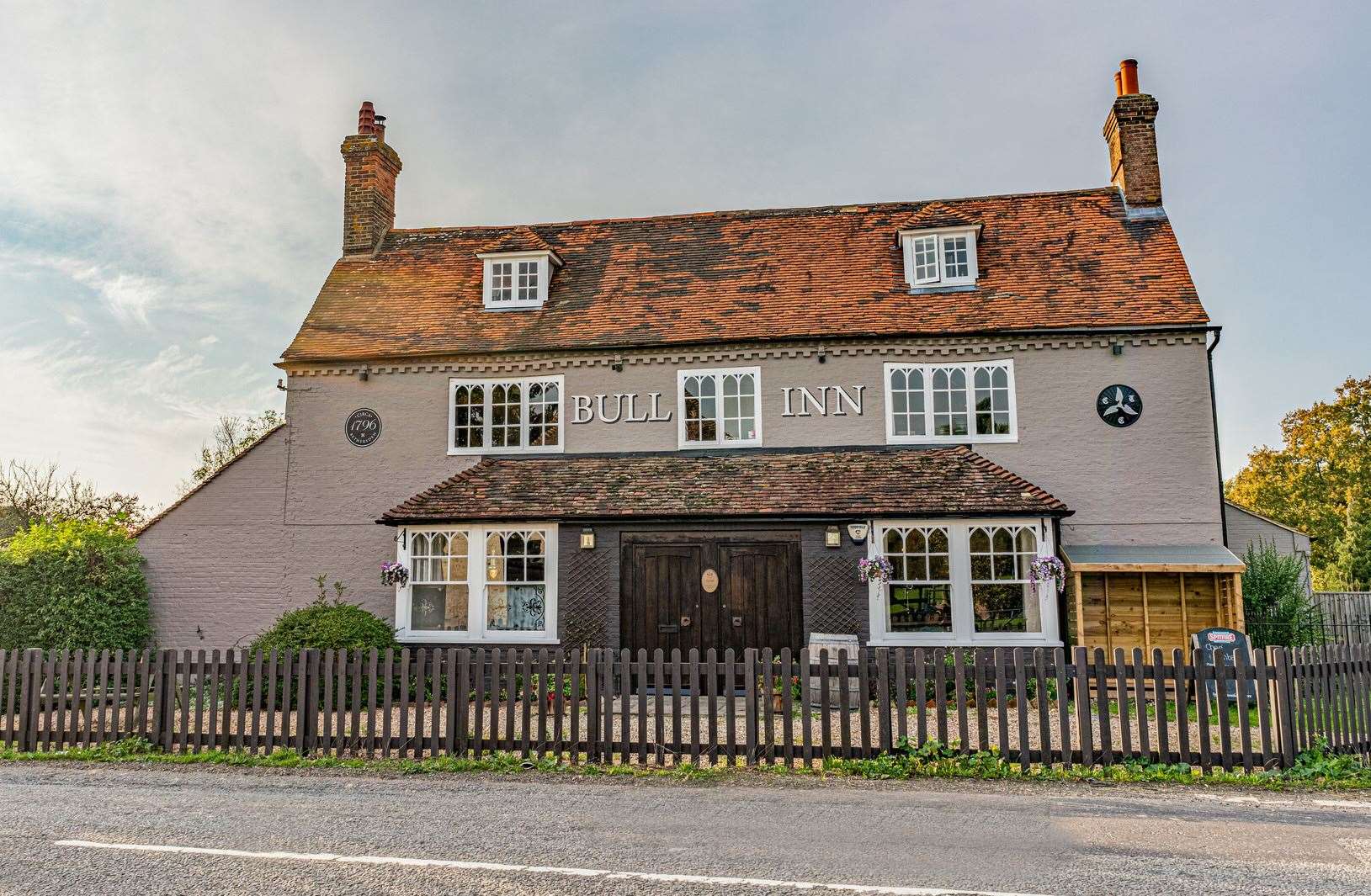 The pub in Bull Lane overlooks the A28. Picture: Shepherd Neame