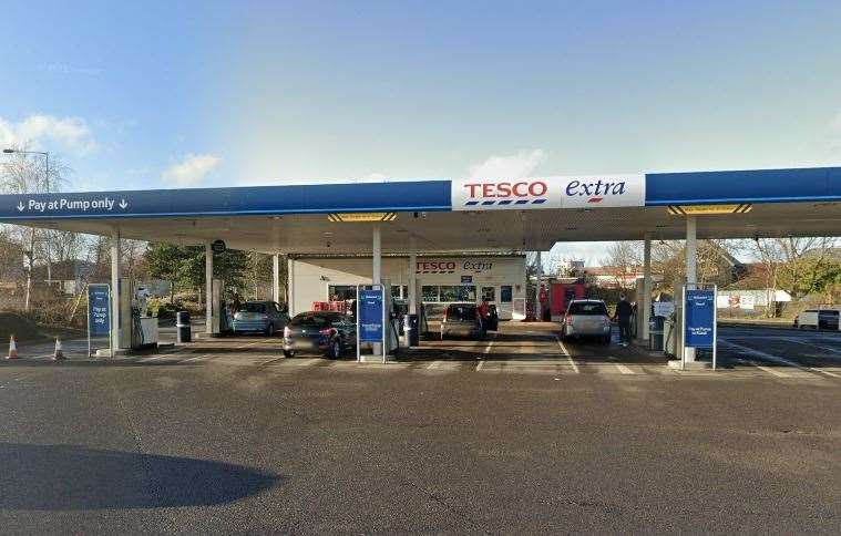 Tesco petrol station at Broadstairs is closed