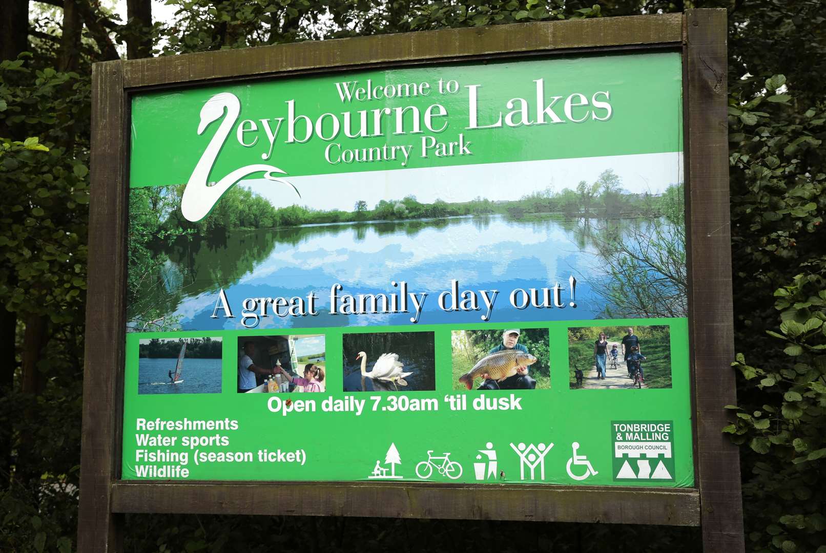 The Leybourne Lakes Café received 3,500 signatures in its last petition. Picture: Martin Apps