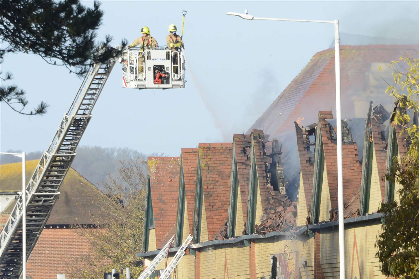 Morrisons was destroyed by a fire last year. Picture: Paul Amos