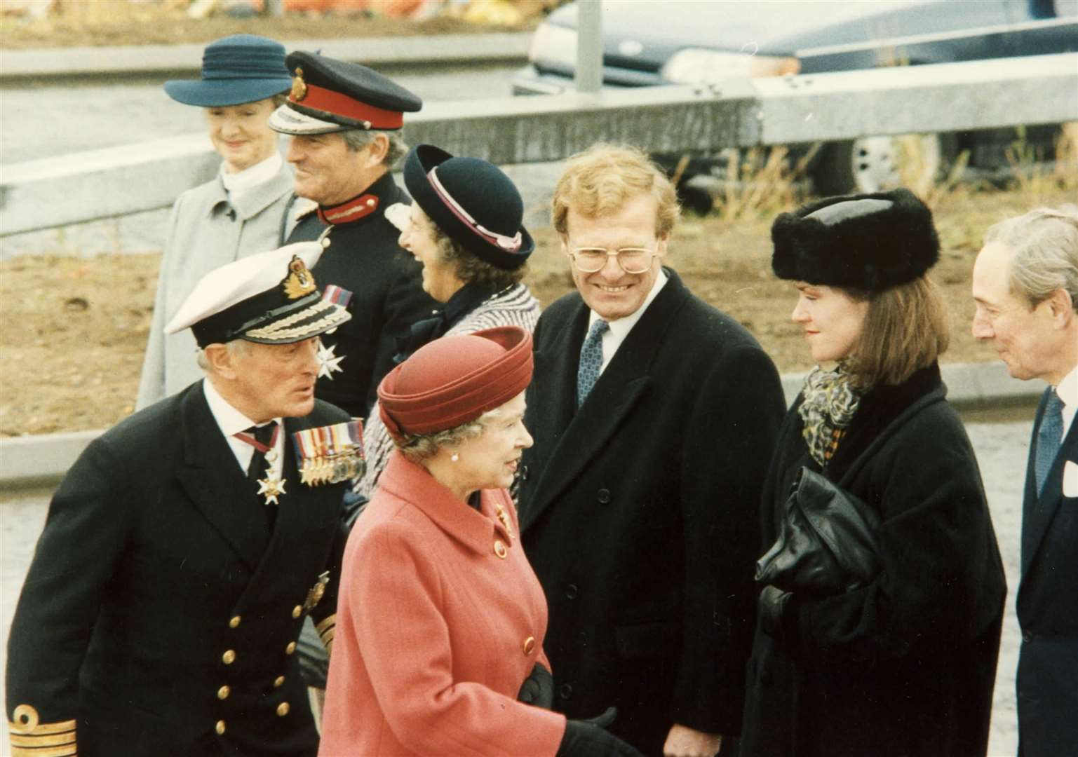 The Queen at the opening in 1991