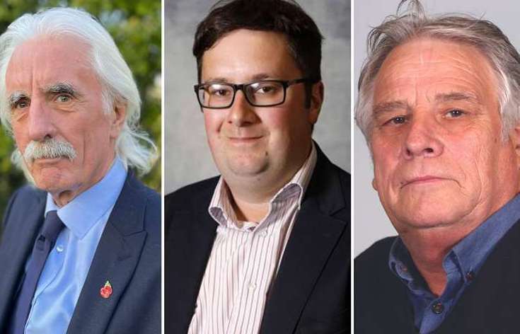 The independent councillors for Hoo and High Halstow ward, George Crozer, Michael Pearce and Ron Sands