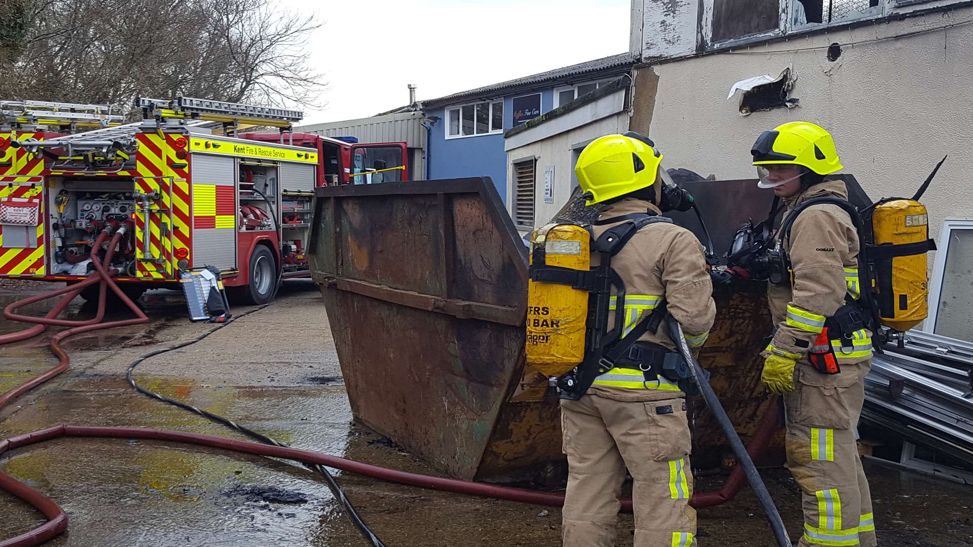 Kent Fire and Rescue were called to Riverside Church in Whitstable