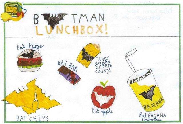 Arthur Waring's Batman-themed entry for last year's Perfect Packed Lunch competition (3324658)
