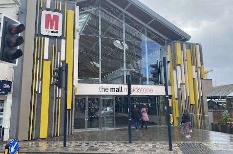 The woman was targeted at The Mall in Maidstone on January 24