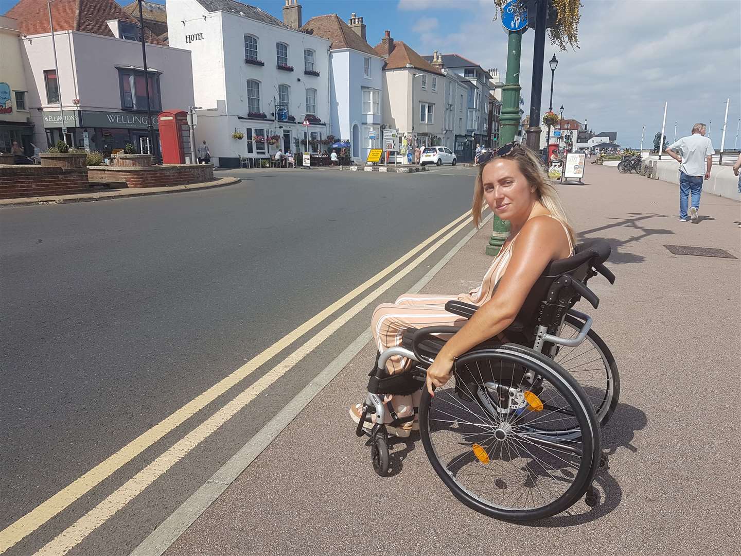 Hayley Bray met with a KMTV reporter in Deal to highlight the problem areas