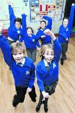 Yalding Primary School pupils jump for joy over their results