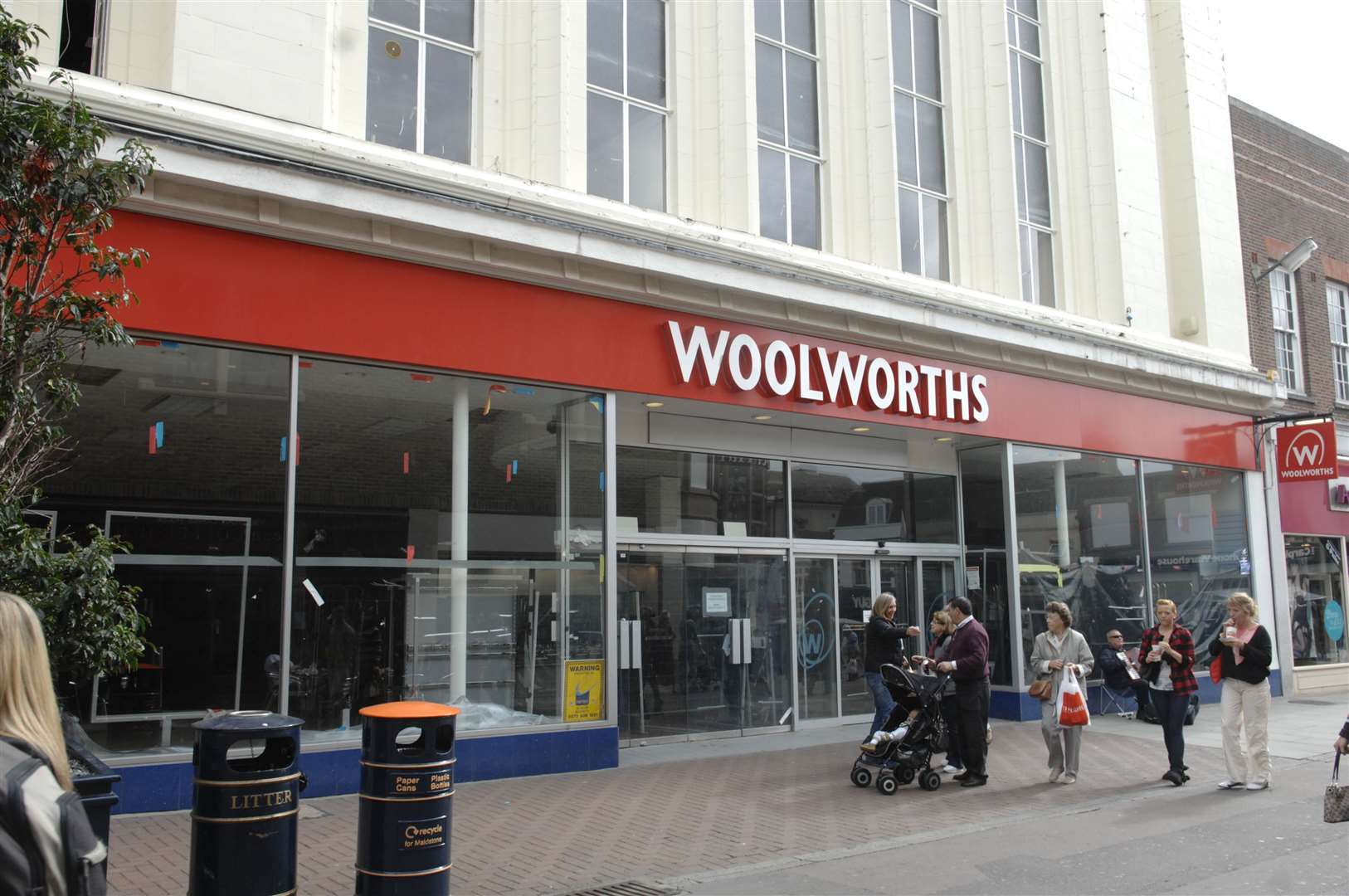 Woolworths Store in Week Street, Maidstone, after its closure. Picture: Matthew Walker