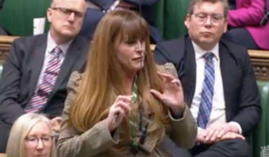 Rochester and Strood MP Kelly Tolhurst asked to meet with the small business minister regarding the future of Rochester Post Office. Picture: Parliamentlivetv (61937802)