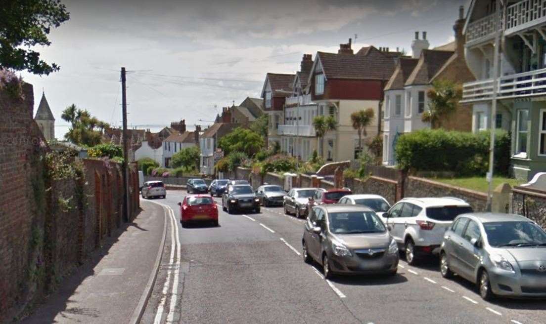 The incident happened in Folkestone. Picture: Google Street View