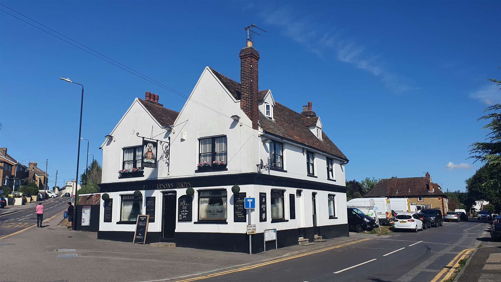 The Freemasons Arms in August 2022, the last pub in Snodland