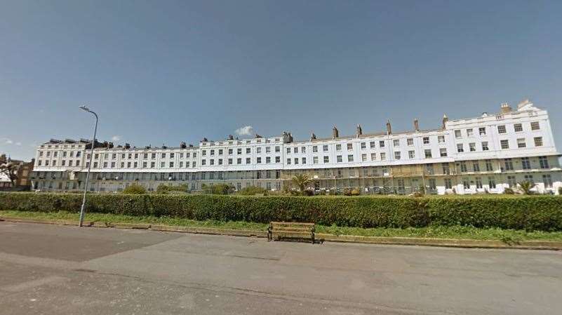 Ramsgate's impressive Royal Crescent is in need of repairs