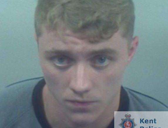 Burglar Jordan Holt has been locked up, picture Kent Police