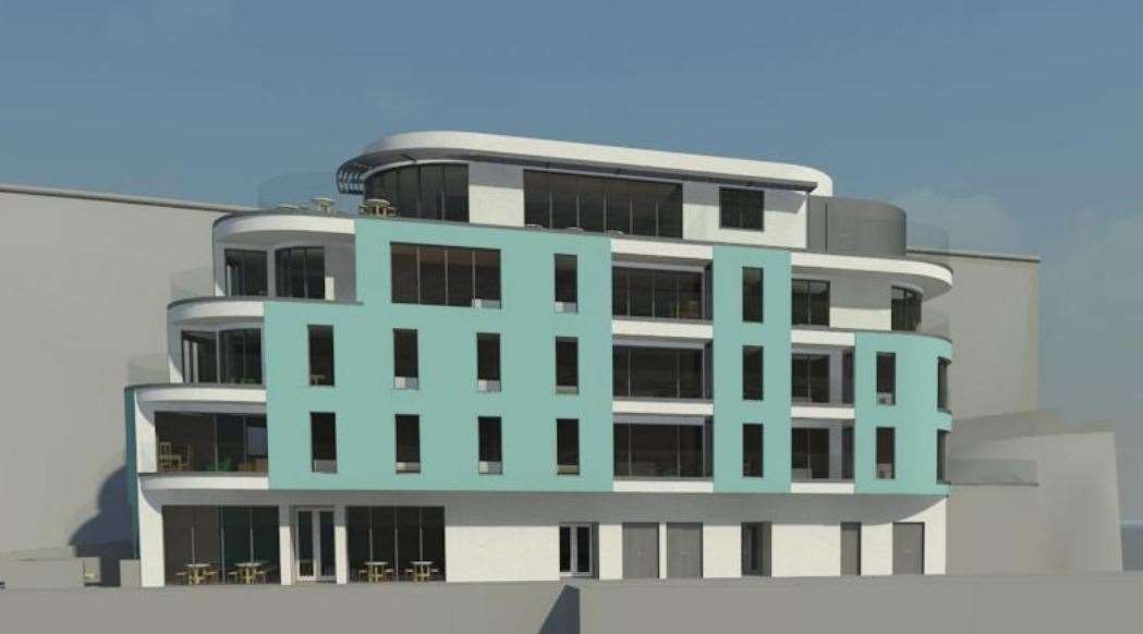 A CGI of the development. Picture: MBW Architects/Western Undercliff Ltd
