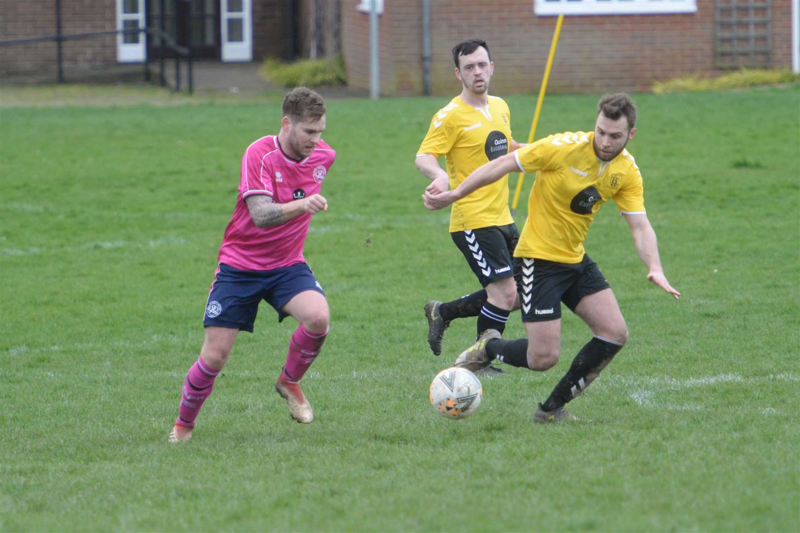 Littlebourne take on Tankerton in the Herne Bay & Whitstable Sunday League Picture: Chris Davey