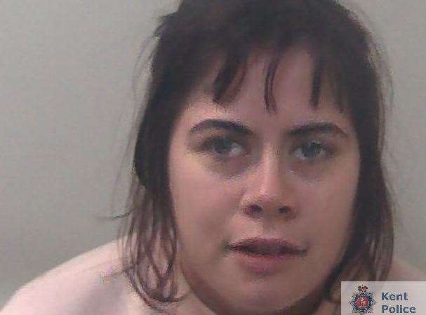 Sharna Dixon, from Sheerness, was jailed after costing the emergency services nearly £500,000 in wasted resources. Picture: Kent Police