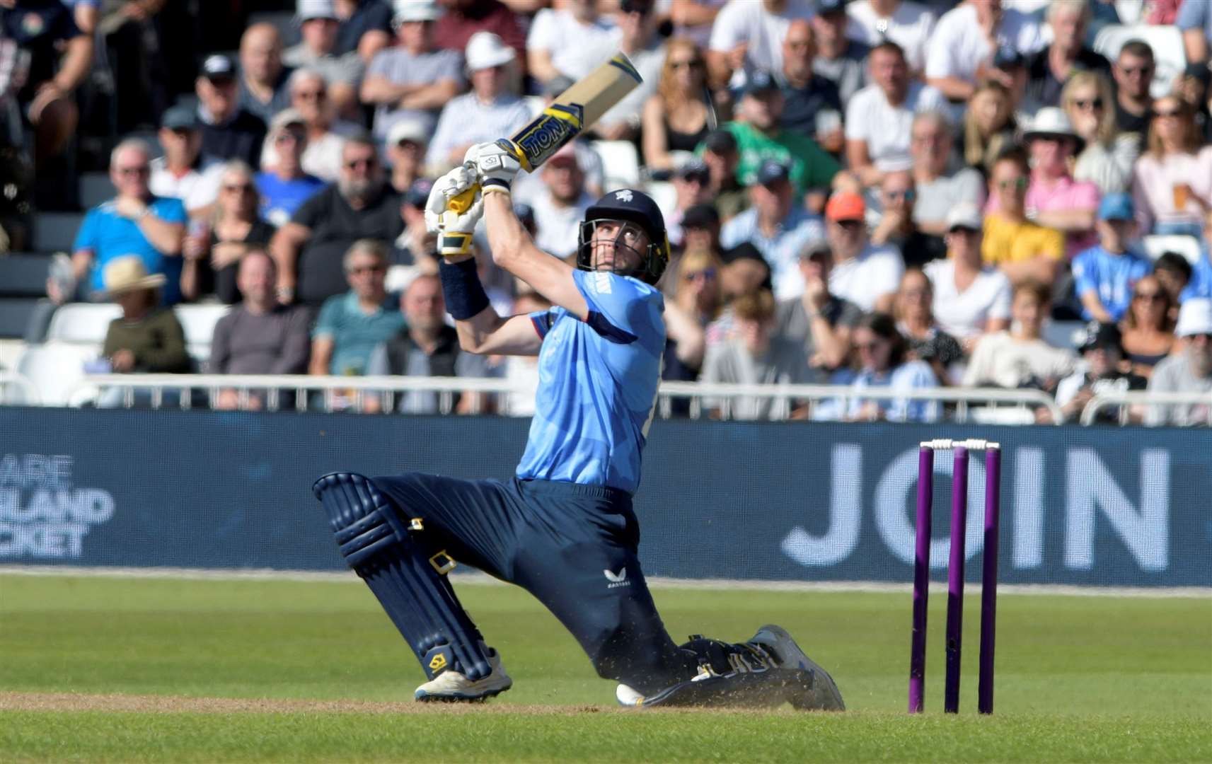 Kent’s Alex Blake - is yet to play in their 2023 T20 Blast campaign. Picture: Barry Goodwin
