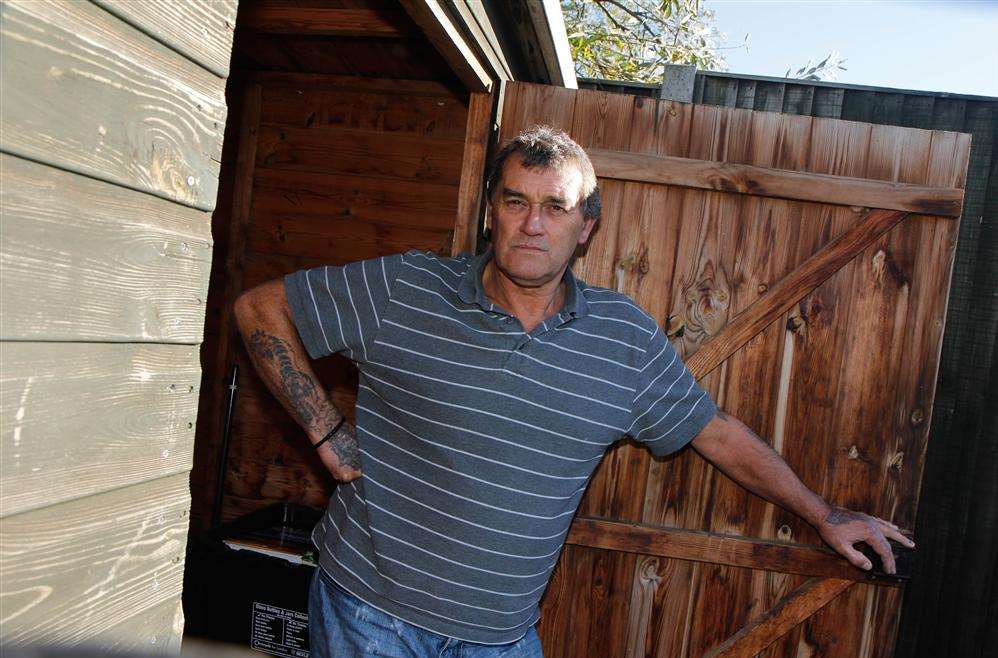 Terry Martin has had £15,000 worth of fishing equipment stolen from his shed.