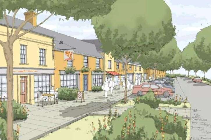 An artist impression of how Foxchurch Garden Village could look. Picture: Your Shout