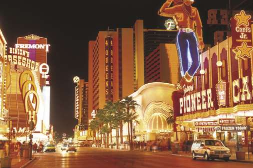 Springett used some of his ill-gotten gains on a trip to Las Vegas