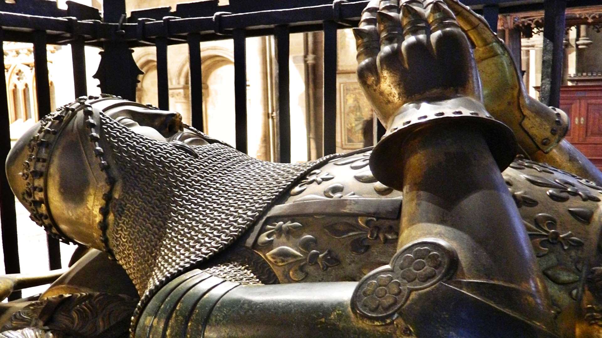 The Black Prince's tomb in Canterbury Cathedral